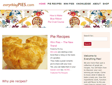 Tablet Screenshot of everythingpies.com
